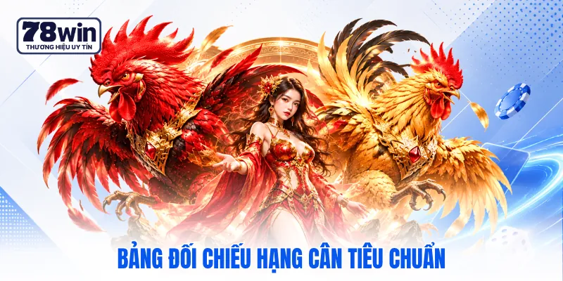 Bảng đối chiếu hạng cân tiêu chuẩn Bảng đối chiếu hạng cân tiêu chuẩn