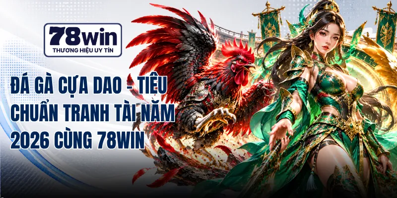Đá Gà Cựa Dao - Tiêu Chuẩn Tranh Tài Năm 2026 Cùng 78WIN