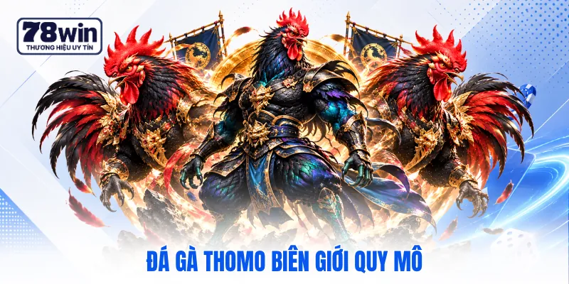 Đá gà Thomo biên giới quy mô Đá gà Thomo biên giới quy mô