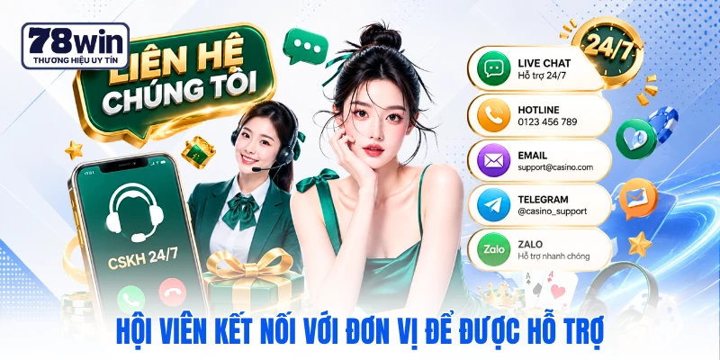 Hội viên kết nối với đơn vị để được hỗ trợ Hội viên kết nối với đơn vị để được hỗ trợ